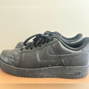 Black Air Force Ones Size 12